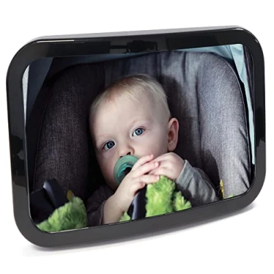 Image of Streetwize Rear Seat Baby Safety Mirror, 100% Shatterproof Mirror Monitor Your Child on The Go, Ultimate Car Accessories For New Parent (SWBM2)