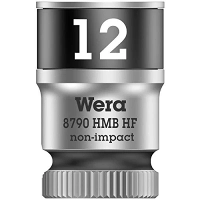 Image of Wera 8790 HMB HF Zyklop holding function socket, 3/8&quot; drive, 12x29mm, 05003746001