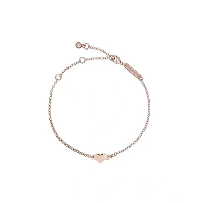 Image of Ted Baker Harsa Tiny Heart Bracelet For Women (Rose Gold)
