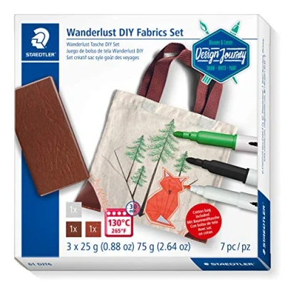 Image of STAEDTLER 61 DJT6 Design Journey wanderlust DIY fabrics set
