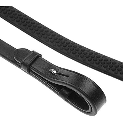 Image of Shires Aviemore Extreme Rubber Grip Reins 54 x 5/8: Black