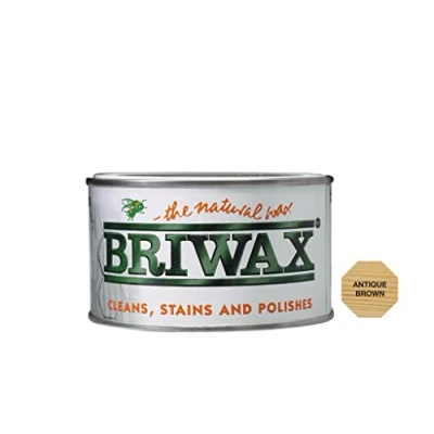 Image of Briwax Natural Wax 400g Antique Brown (441859)