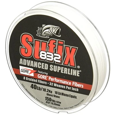 Image of Sufix 832 Braid 80 lb Ghost 150 yards
