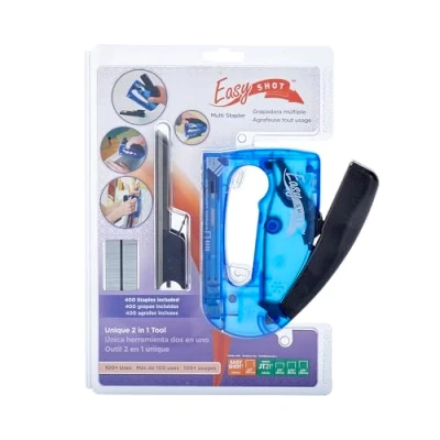 Image of Arrow Fastener 5650DTB 6 Easyshot Multi Stapler, Blue