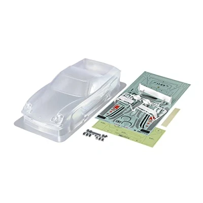 Image of TAMIYA 51672 Lotus Europa M C RS225 mm Kit Accessories for Remote Control Car, Replacement Body, RC, Model Making, Multicoloured
