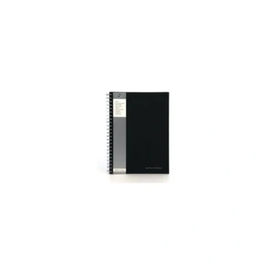 Image of Pukka pads SBWRULA4 Pad A4 Wirebound Book Silver and Black (PK5)