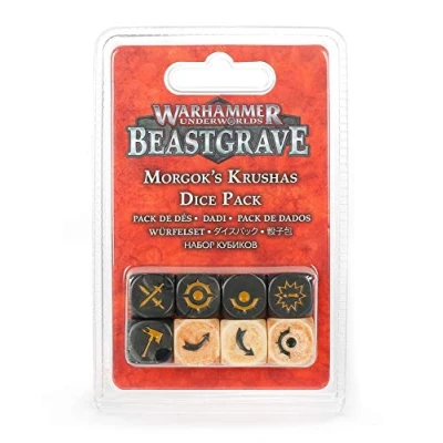 Image of Games Workshop Warhammer Underworlds: Beastgrave Morgok&#039;s Krushas Dice Set
