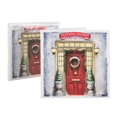 Image of Hallmark Christmas Charity Card Pack &quot;Festive Wishes&quot; of 10