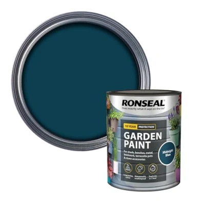 Image of Ronseal Garden Paint Midnight Blue 750ml