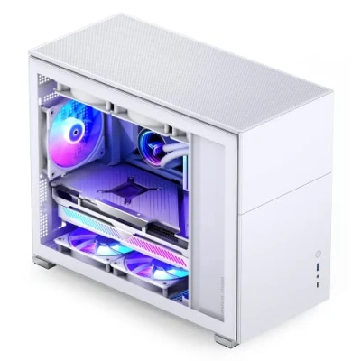 Image of Jonsbo D31 mATX Gehäuse, Tempered Glass white