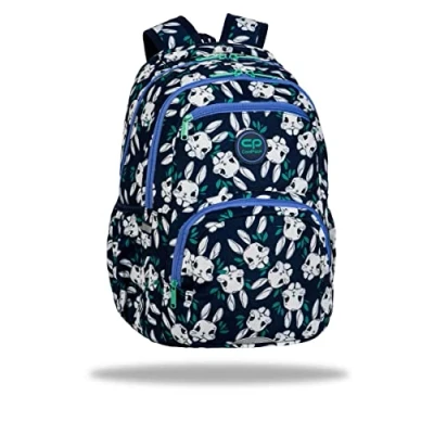 Image of Coolpack Pick School Backpack Unisex Kids &amp; Teens, Bunnyland, 41 x 30 16 cm, Designer