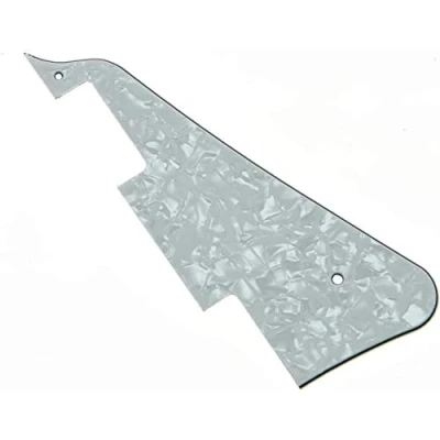 Image of Dopro LP Guitar Pickguard Scratch Plate Fits for Epiphone Les Paul White Pearl
