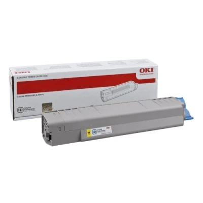 Image of OKI Laser Toner Cartridge Page Life 7300pp Yellow OKI44059165