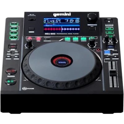 Image of Gemini Sound Mdj 900 Professional USB Media Player With Large 8 Screen And Touch Sensitive Jog Wheel