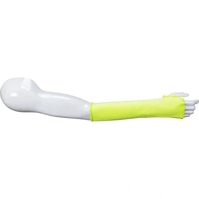 Image of Portwest 14 inch (35cm) Cut Resistant Sleeve, Size: One Size, Colour: Yellow, A689YER
