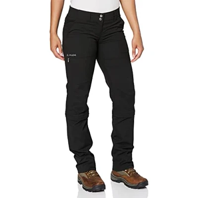 Image of VAUDE Women Skomer Capri ZO II Pants Phantom Black, Size 34