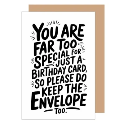 Image of Edition Seidel Premium Birthday Card with Envelope. Greeting Saying Man Woman Funny Humour (G3650 SW024)