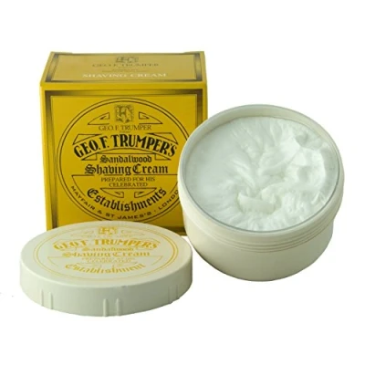 Image of Geo F Trumper Shave Cream Sandalwood 200gm Tub