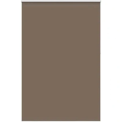 Image of vidaXL Roller Blind Blackout Coffee 155x230 cm Fabric Width 151.6 Polyester