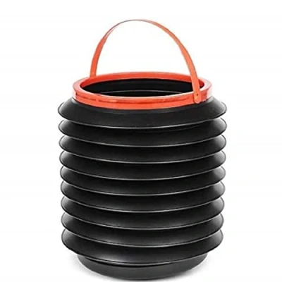 Image of Nicoman Camping Fishing Folding Basket Collapsible Washing Bucket Car Bin Boot Organiser 4 Litre