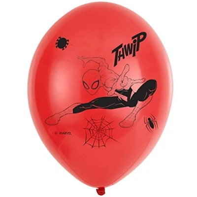 Image of (PKT) Child Marvel Spiderman Latex Balloons