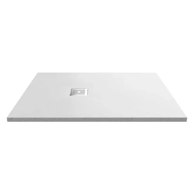 Image of 1200mm x 900mm Premium Slimline Rectangular Shower Tray Slate White