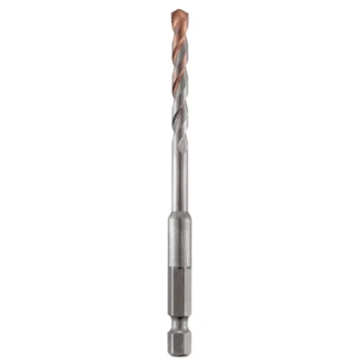 Image of Alpen 25200500100 &quot;Profi&quot; Tungsten Carbide Roof Tile Drill Bit with 1/4 Inch Hexagonal Shank, Silver, 5 mm