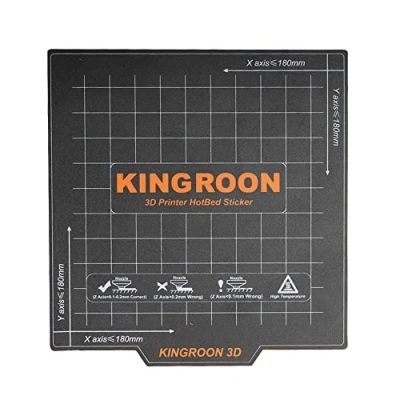 Image of 3D Printer Hot Bed Sticker Flexible Magnetic Sheet 180x180mm 235mm 310mm Print Build Removal Surface Platform Heated