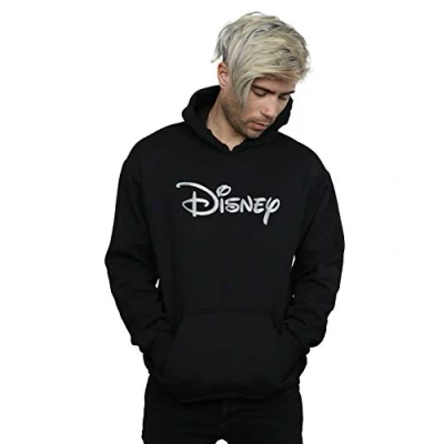 Image of Disney Men&#039;s Glacial Logo Hoodie Black Large