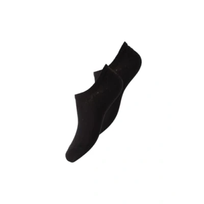 Image of PIECES Women&#039;s Pctess 2 Pack Sneaker Socks Noos, Black, One Size