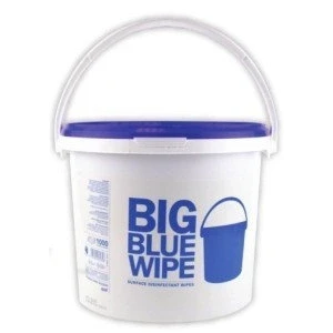 Image of Bucket of 1000 Disinfectant Wipes (195 x 200mm each