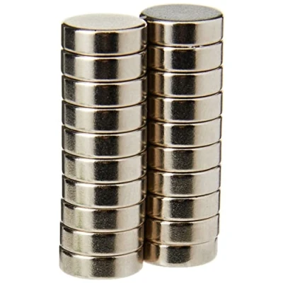 Image of N42 Neodymium Magnet for Arts, Crafts, Model Making, DIY, Hobbies, Office, and Home 10mm dia x 3mm thick 1.8kg Pull Pack of 20