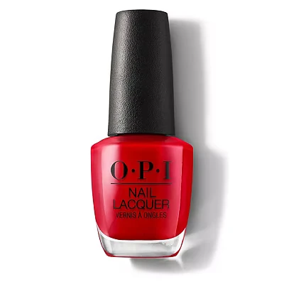 Image of OPI Classic Nail Polish Long Lasting Luxury Varnish Original High Performance Big Apple Red, 15 ml