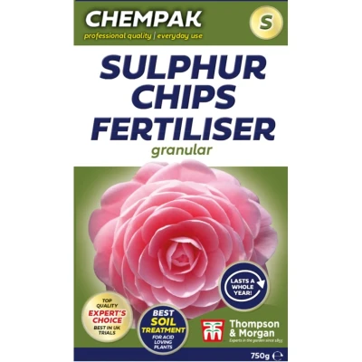 Image of Chempak Sulphur Feed Essential Trace Element Ericaceous Plants 750g Plant Health Range by Thompson and Morgan