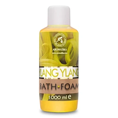 Image of Bath Foam with Ylang Essential Oil 1000 ml Body Care Good Sleep Beauty Bathing Wellness Relax Aromatherapy Spa Aroma Bubble Baths