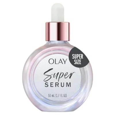 Image of Olay Super Serum 5 in 1 Benefits, Hydrating Face 50 ml, With Vitamin C, Niacinamide, Collagen Peptides &amp; E, Glowing, Firmer and Smoother Skin, Lightweight Formula