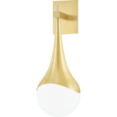 Image of Ariana 1 Light Wall Sconce Aged Brass