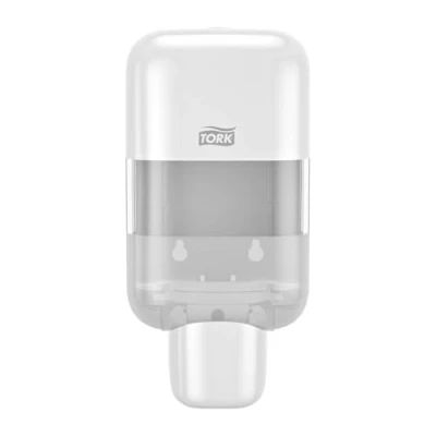 Image of Tork Mini Soap and Sanitiser Dispenser White S5, Foam, Liquid, Gel Lotion Refills, Elevation Range