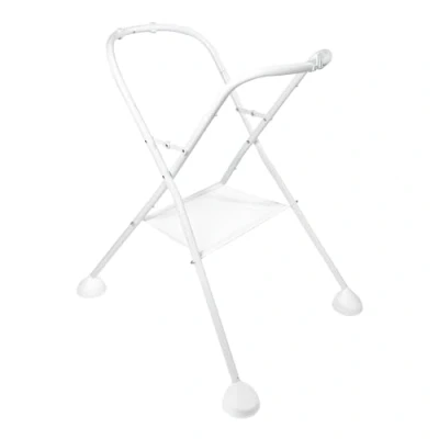 Image of BEABA, Baby Bath and Changing Table Holder, Compatible, Camele&#039;O Table, Foldable, can be dismantled, White