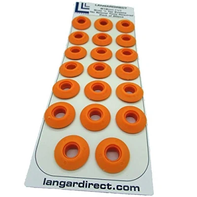 Image of Langard 12mm Orange snap &#039;n&#039; Tap Eyelets Pack of 20pcs