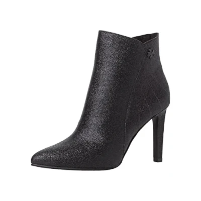 Image of MARCO TOZZI Women&#039; 2 85309 29 Ankle Boot, Black Metallic, 6.5 UK
