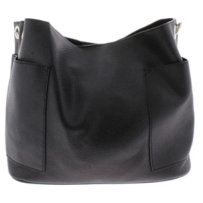 Image of Steve Madden Women&#039;s Boho Bucket Hobo Bag, Black, One Size