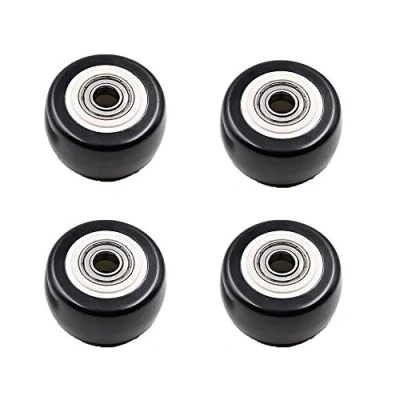 Image of 4 Castor Wheels Heavy Duty 40mm/50mm Rubber Swivel Trolley Furniture Caster for