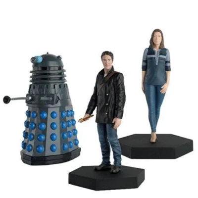 Image of Doctor Who The Eighth Doctor, Liv Chenka, Dalek (Big Finish) Figurine Set