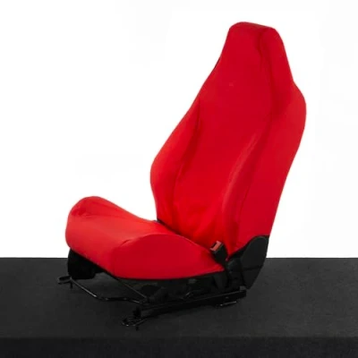 Image of UK Custom Covers To Fit Ford Fiesta ST Recaro MK7/7.5 (2008 2017) Single Seat Cover (Red) SC162R