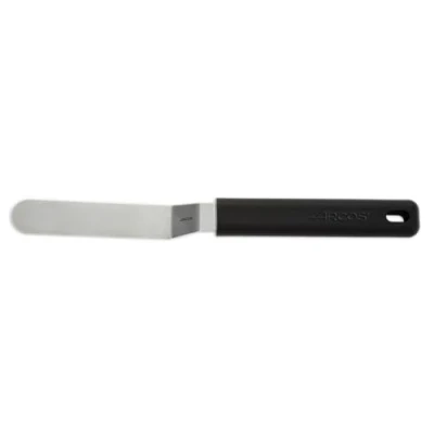 Image of Arcos Professional Gadgets Spatula Stainless Steel 3.5&quot;x1&quot; Handle Polypropylene Black Color