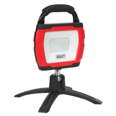 Image of Sealey Rechargeable 360 Floodlight 36W SMD LED Portable Red Lithium ion