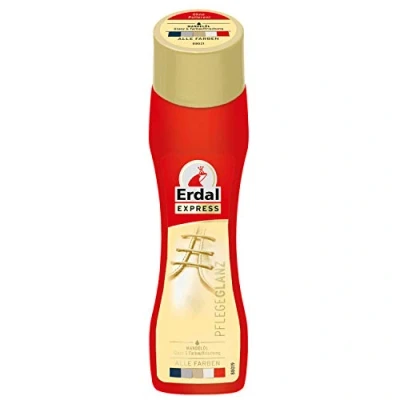 Image of Erdal Express Shoe Care Shine with Almond Oil Colourless, Nourishes, Protects and Refreshes the Colour, Pack of 1 x 75 ml Colourless