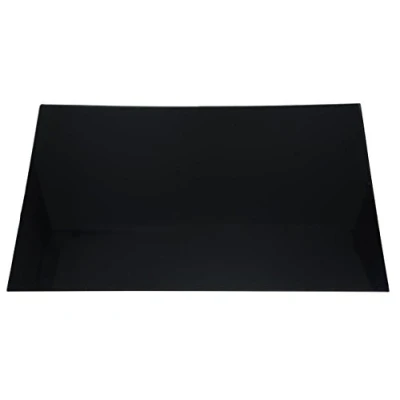 Image of Dopro Uncut 11&quot;x17&quot; DIY Blank Guitar Bass Pickguard Material Sheet Scratch Plate 29x43cm Glossy Black 1 Ply (Cut Your Own Pickguard)