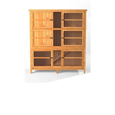 Image of 4ft Chartwell Rabbit &amp; Guinea Pig Hutches (Triple)
